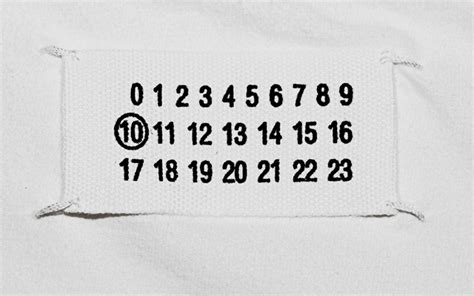 martin margiela numbers